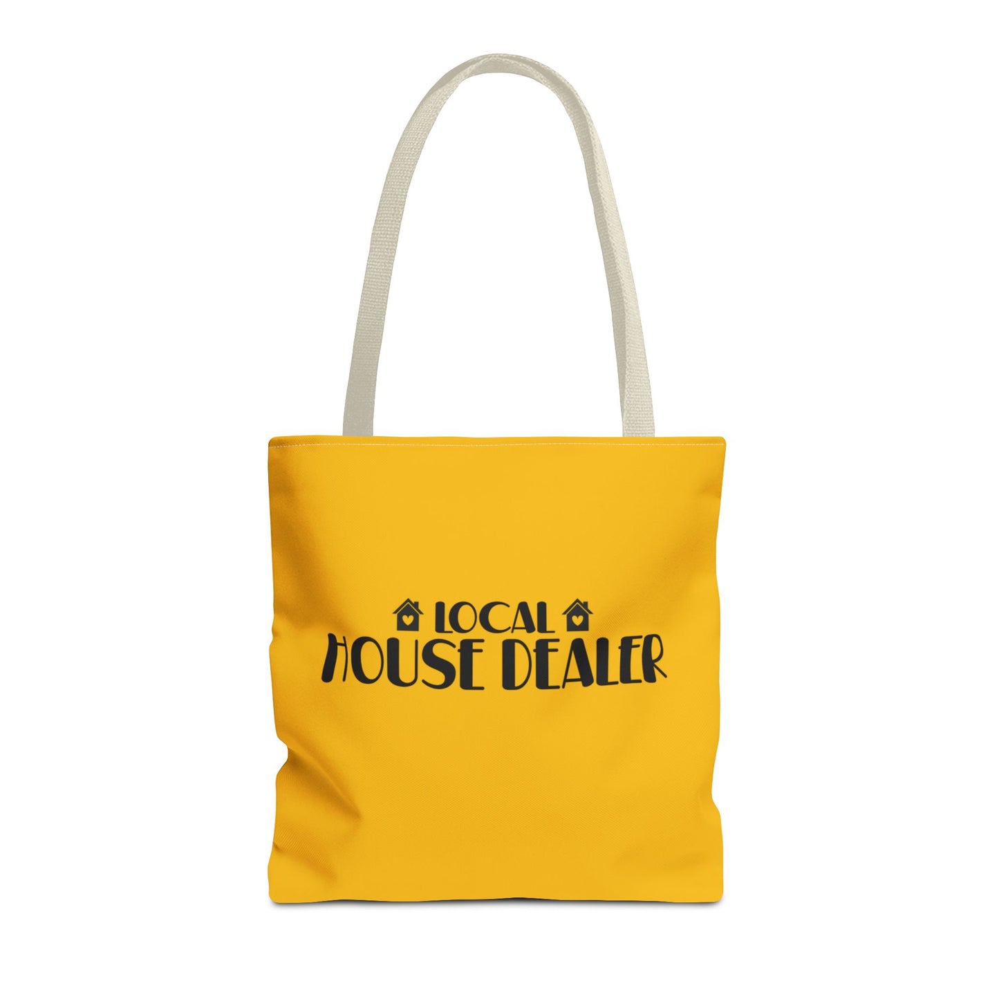 Local House Dealer Real Estate Investor Two-Sided Yellow Tote Bag with Custom Phone Number