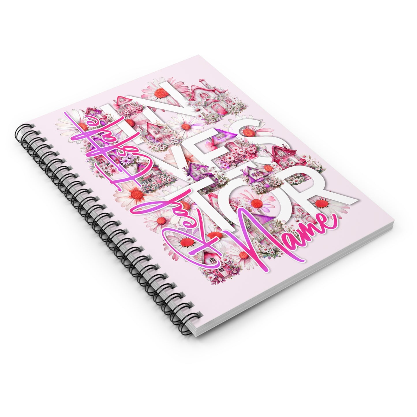 Real Estate Investor Personalized Spiral Notebook - Ruled Line