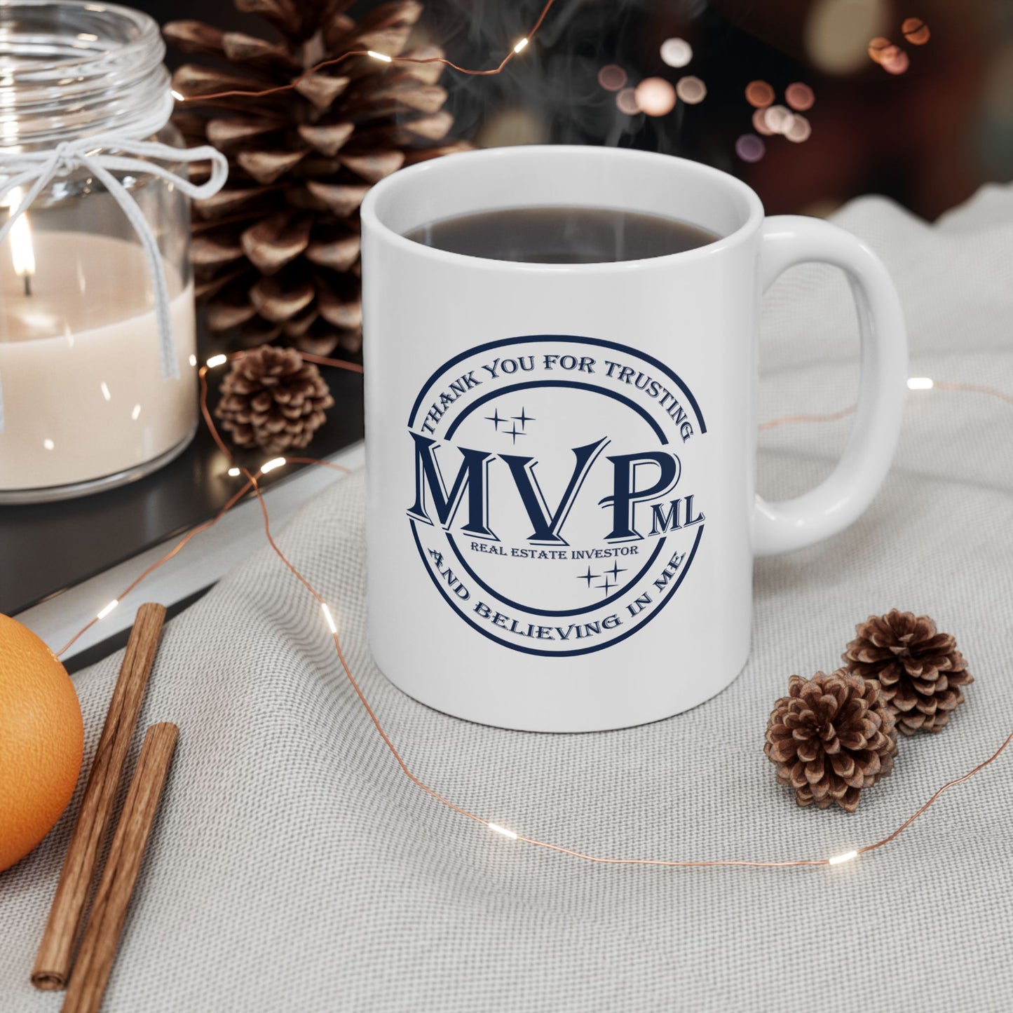 Most Valuable MVPml (Private Money Lender) Real Estate Investor Personalized Ceramic Mug Gift, (11oz, 15oz) for Appreciation and Thank You Gift