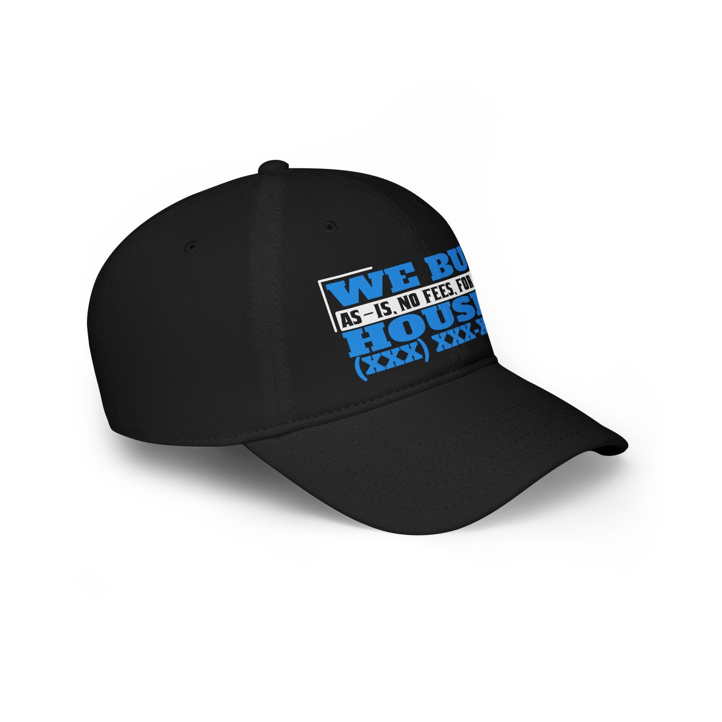 We Buy Houses Real Etate Investor Low Profile Baseball Cap