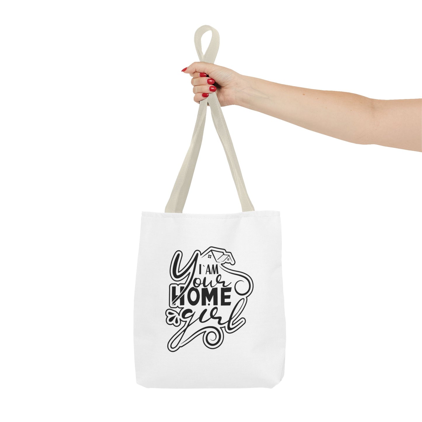 I'm Your Home Girl Real Estate Investor Two-Sided White Tote Bag with Custom Phone Number