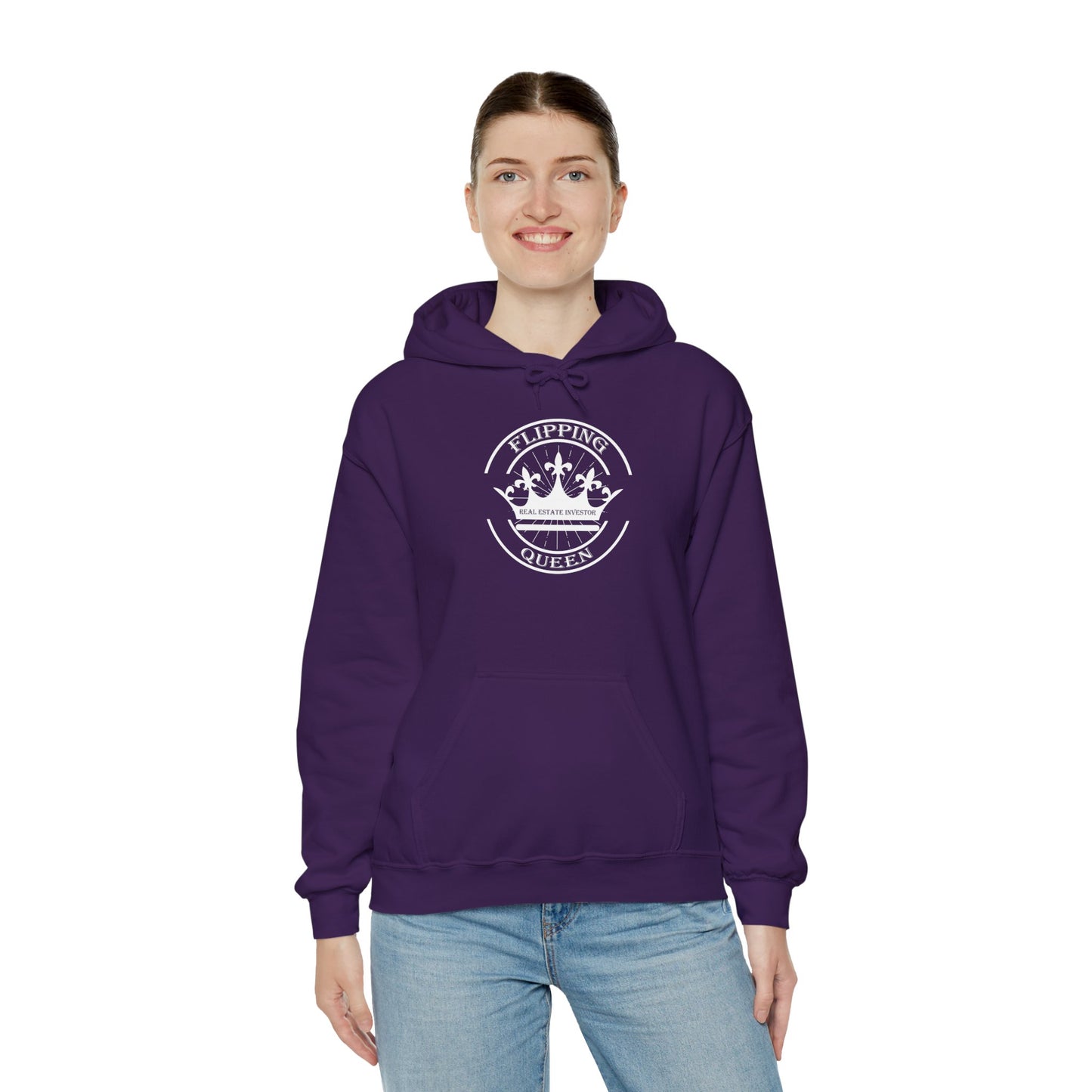 Flipping Queen Unisex Heavy Blend™ Hooded Sweatshirt