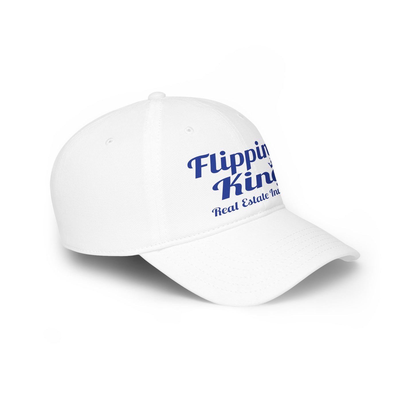 Flipping King Real Estate Investor Low Profile Baseball Cap