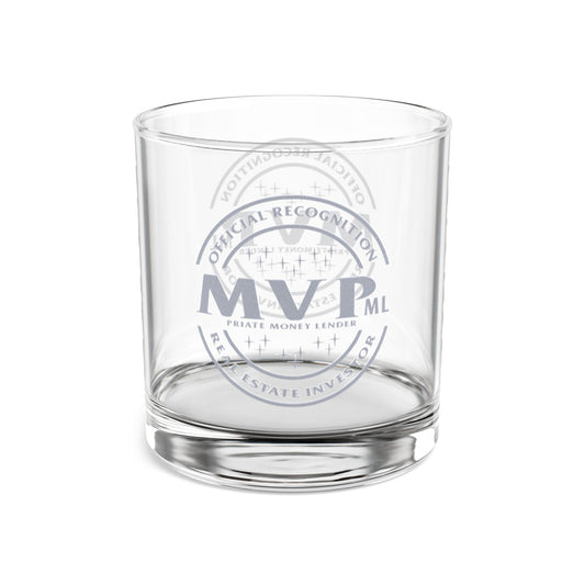 In Recognition Most Valuable Private Money Lender Real Estate Investor Celebration Rocks Glass, 10oz