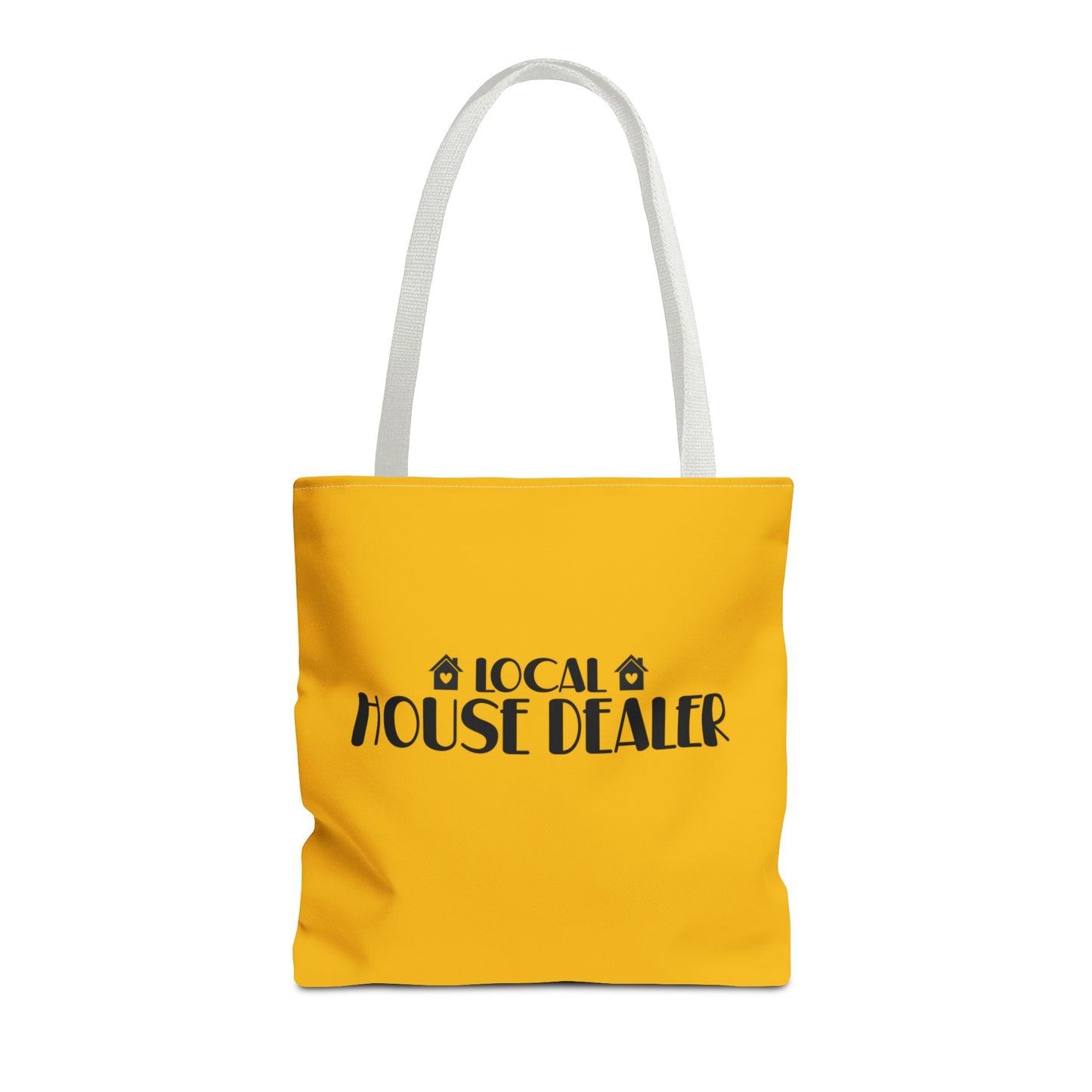 Local House Dealer Real Estate Investor Two-Sided Yellow Tote Bag with Custom Phone Number