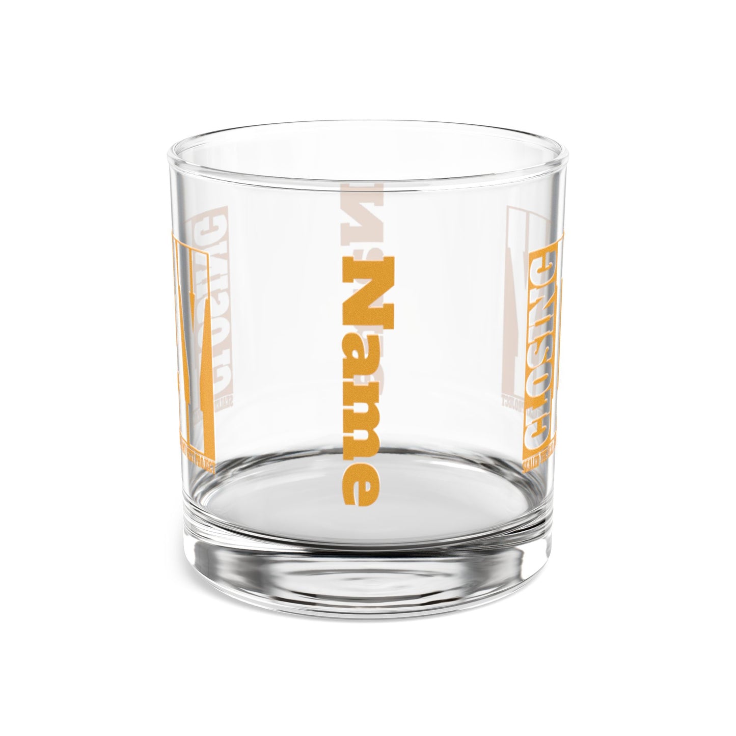 Closing Day Real Estate Investor Celebration Rocks Glass, 10oz