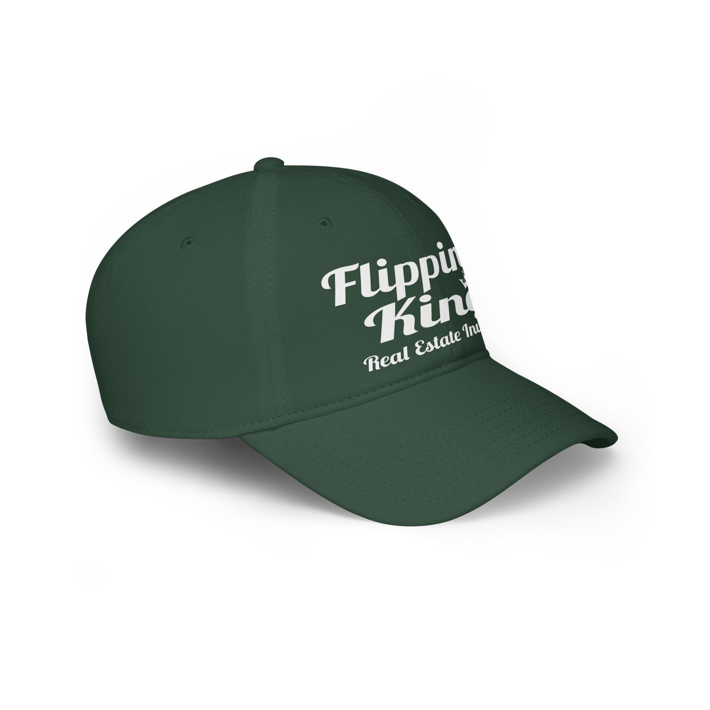 Flipping King Real Estate Investor Low Profile Baseball Cap