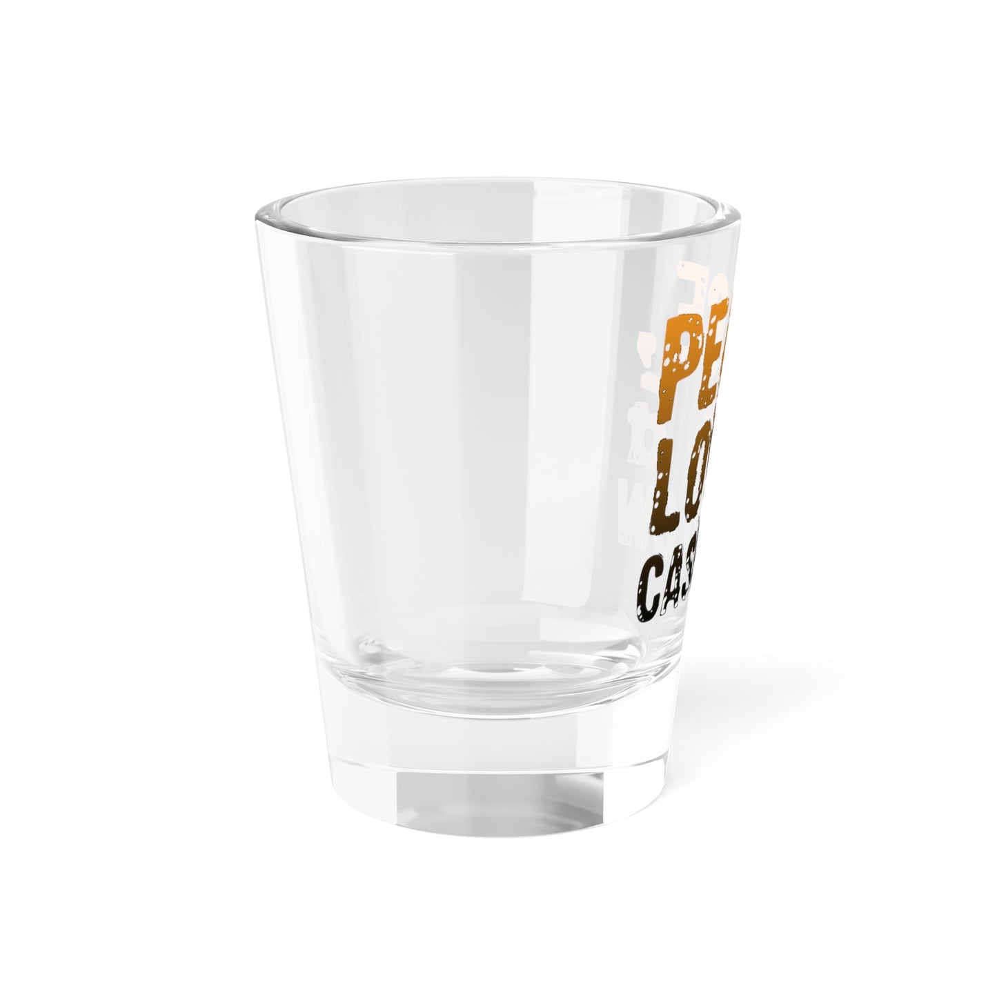 Peace Love & Cashflow Shot Glass, 1.5oz for Realtors, Real Estate Investors, House Flipper and Private Money Lenders