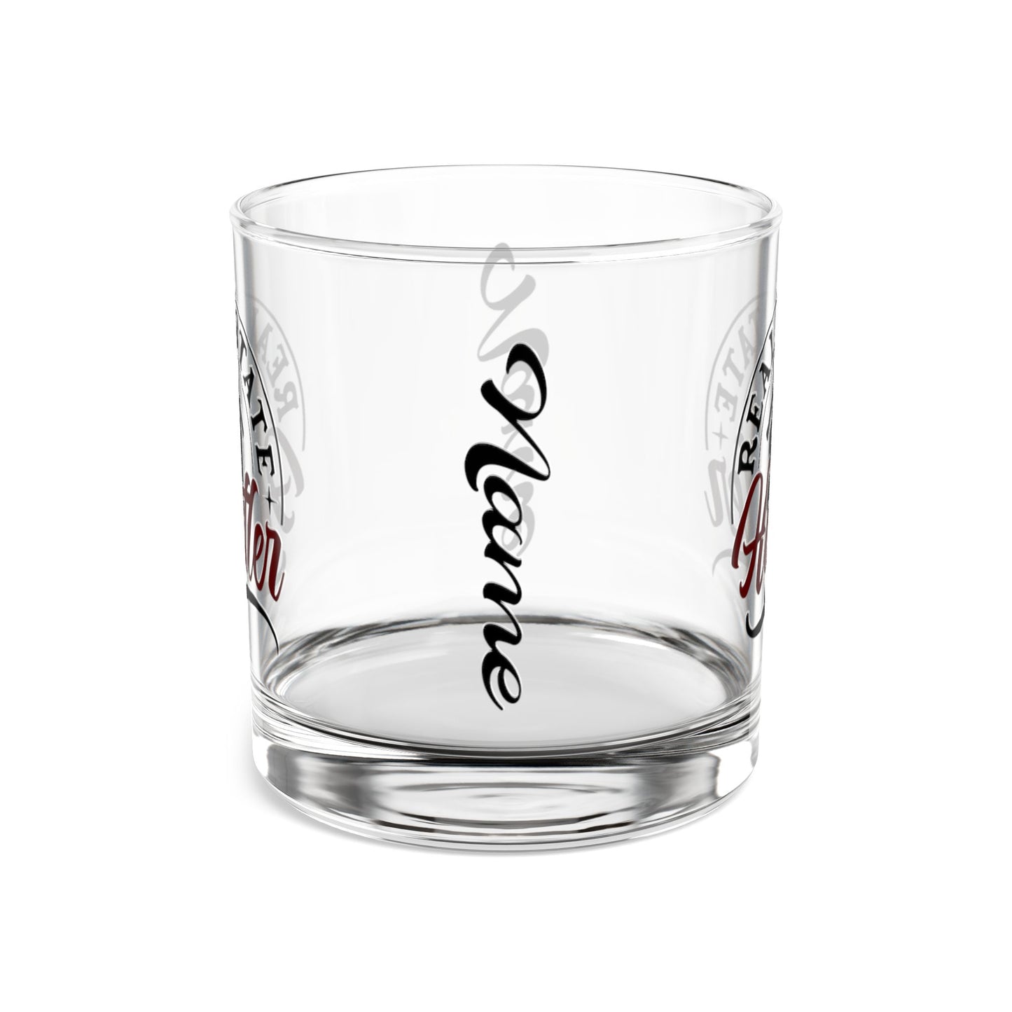 Real Estate Hustler Celebration Rocks Glass, 10oz