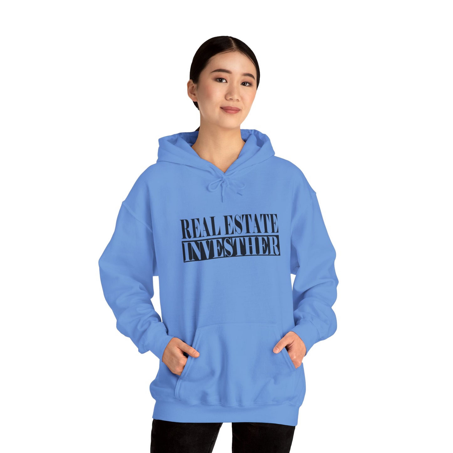 Real Estate Investher Unisex Heavy Blend™ Hooded Sweatshirt