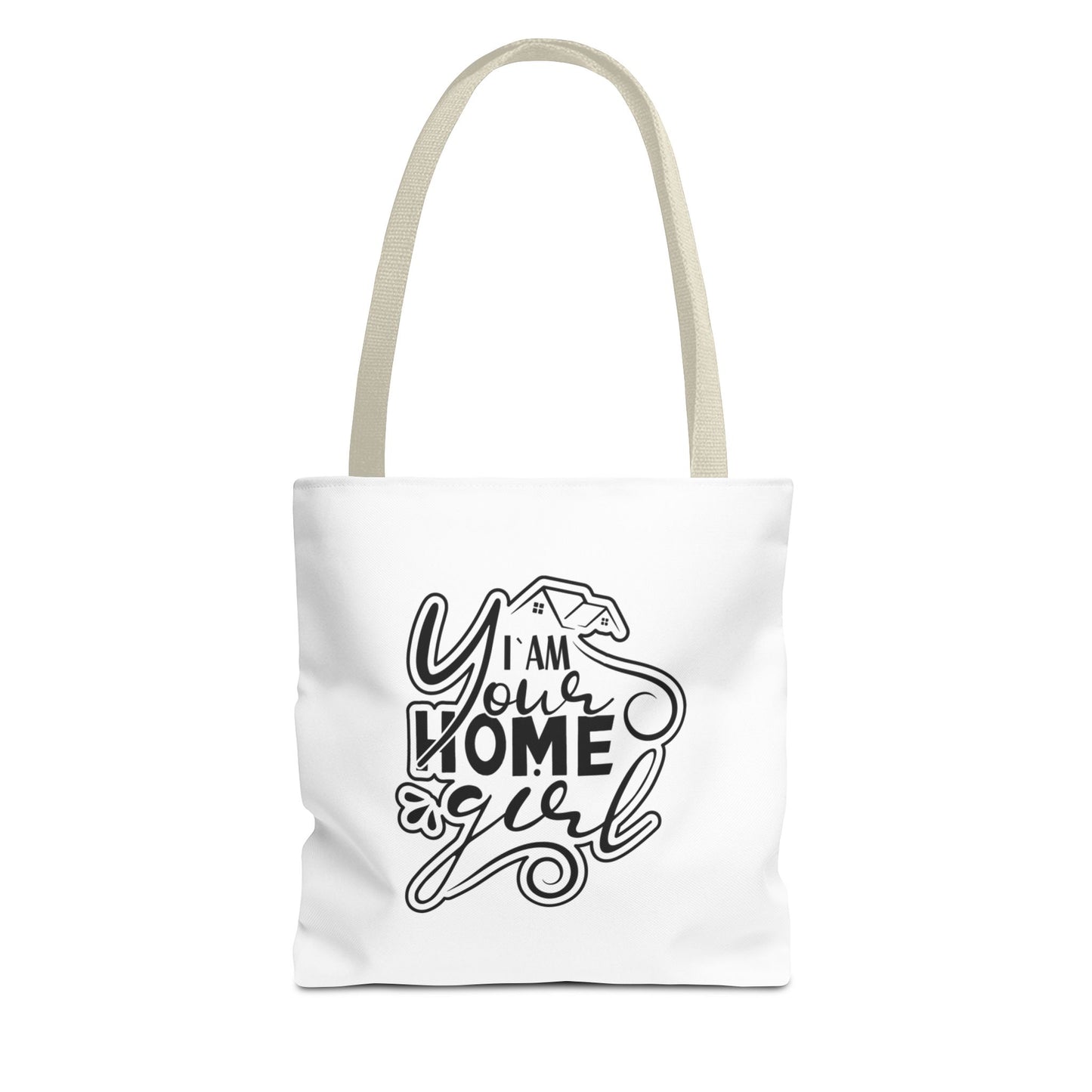 I'm Your Home Girl Real Estate Investor Two-Sided White Tote Bag with Custom Phone Number