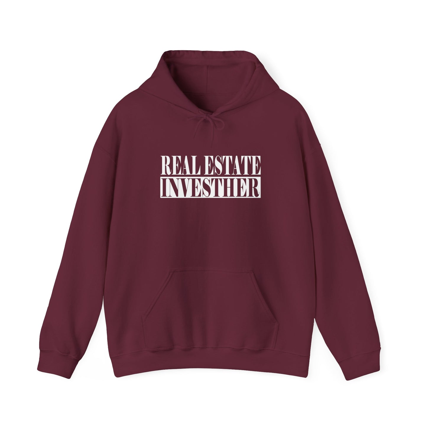 Real Estate Investher Unisex Heavy Blend™ Hooded Sweatshirt