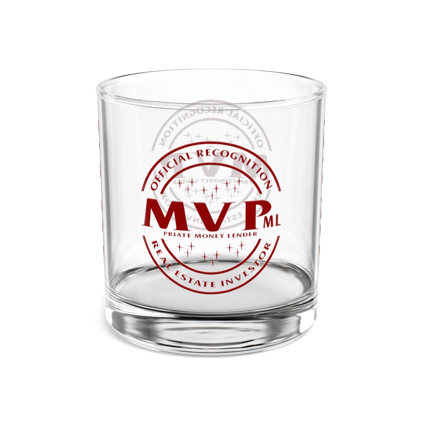 In Recognition Most Valuable Private Money Lender Real Estate Investor Celebration Rocks Glass, 10oz