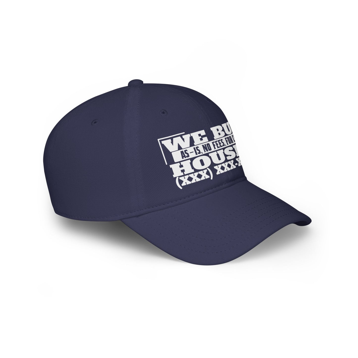 We Buy Houses Real Etate Investor Low Profile Baseball Cap