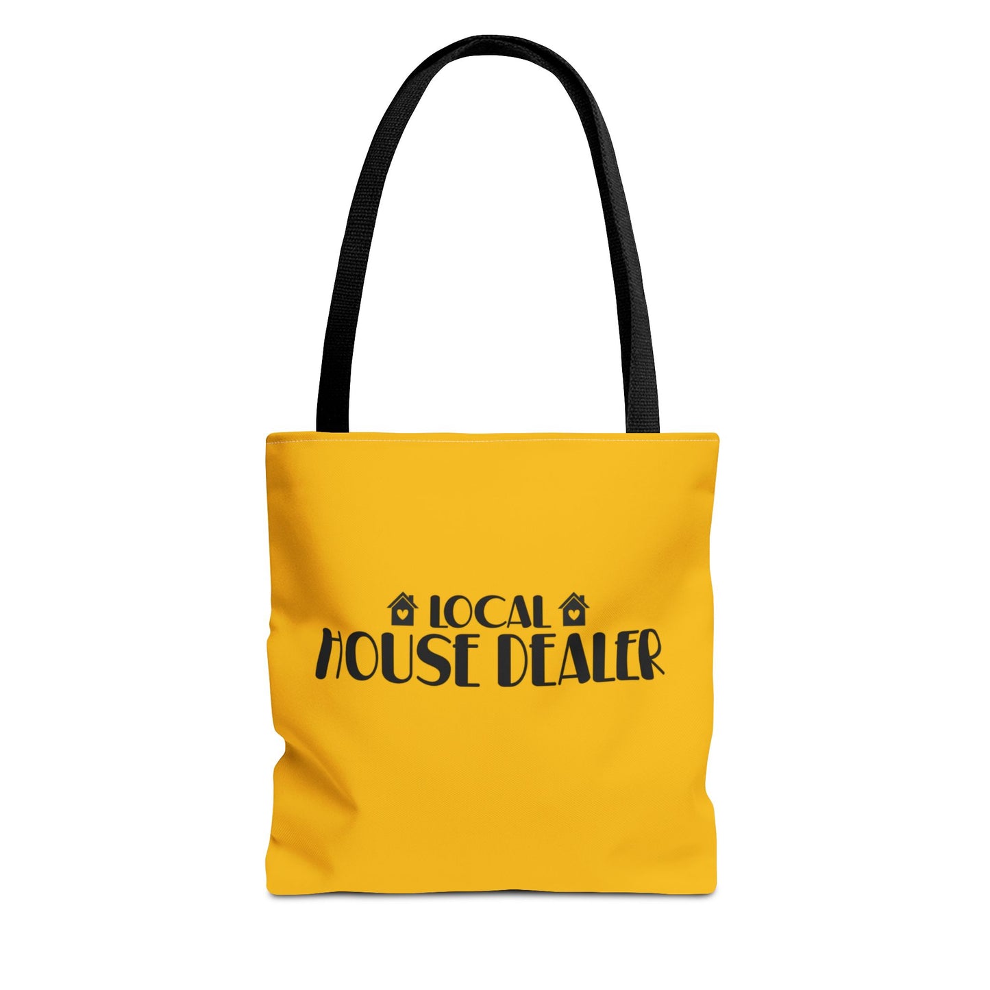 Local House Dealer Real Estate Investor Two-Sided Yellow Tote Bag with Custom Phone Number