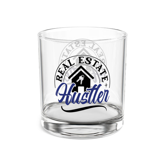 Real Estate Hustler Celebration Rocks Glass, 10oz