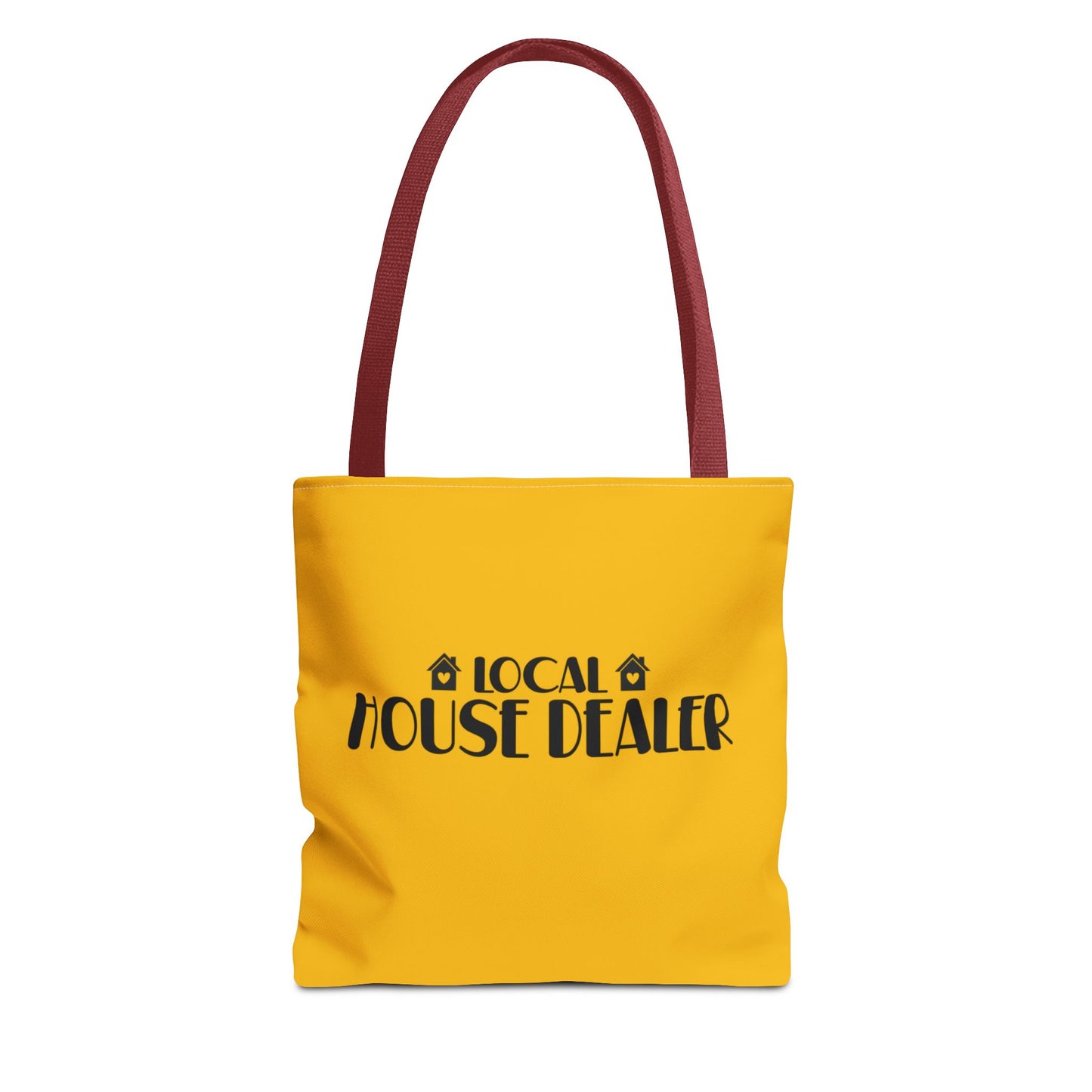 Local House Dealer Real Estate Investor Two-Sided Yellow Tote Bag with Custom Phone Number