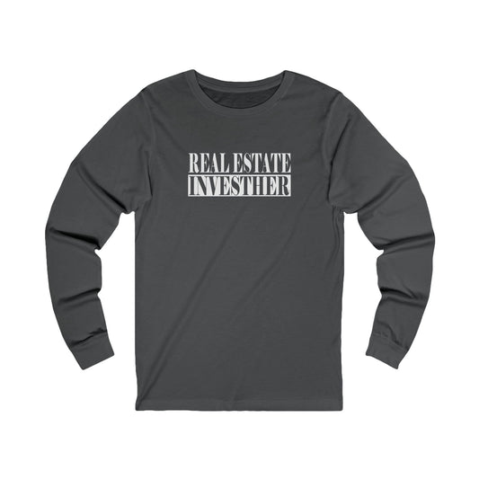 Real Estate Investher Unisex Jersey Long Sleeve Tee