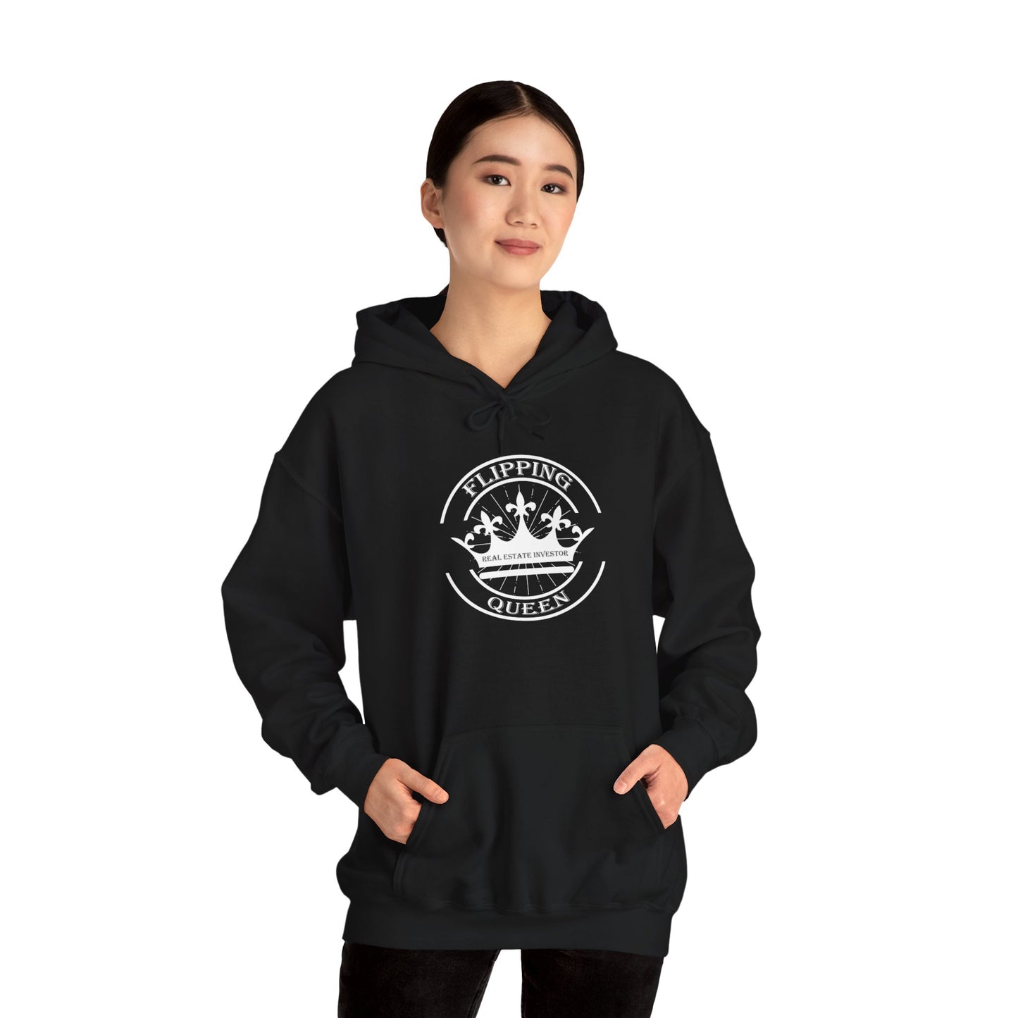 Flipping Queen Unisex Heavy Blend™ Hooded Sweatshirt