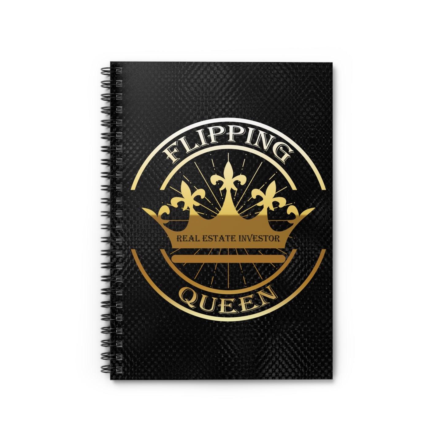 Flipping Queen Spiral Notebook - Ruled Line