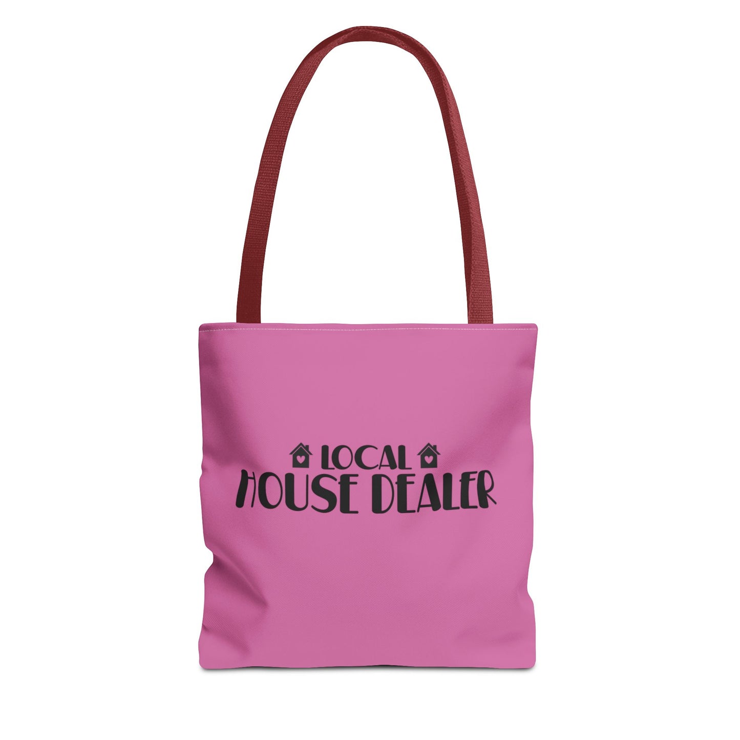 Local House Dealer Real Estate Investor Two-Sided Pink Tote Bag with Custom Phone Number