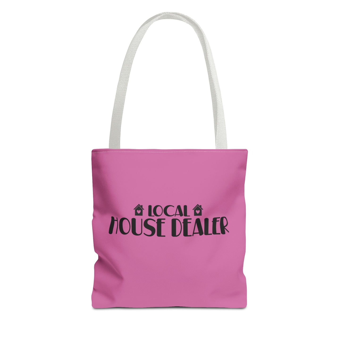 Local House Dealer Real Estate Investor Two-Sided Pink Tote Bag with Custom Phone Number