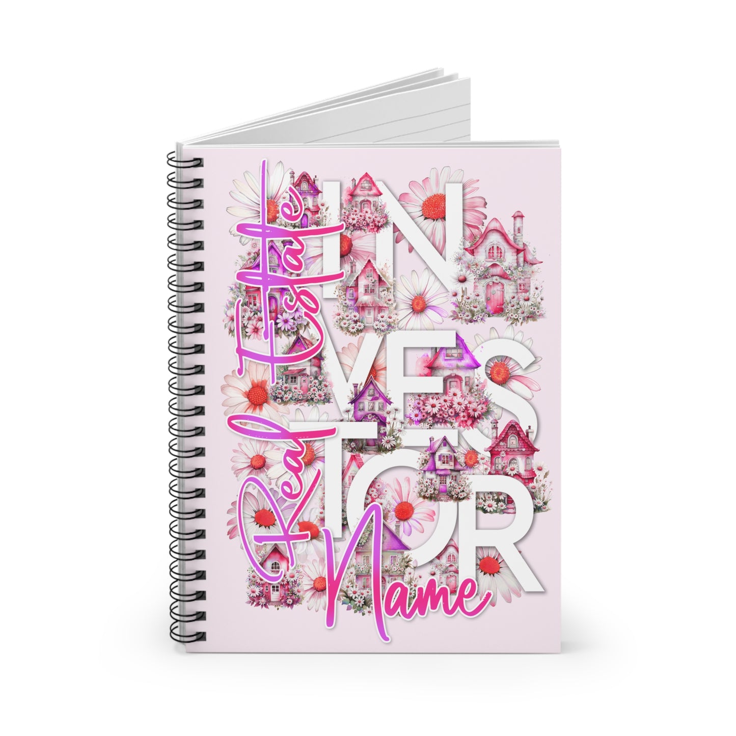 Real Estate Investor Personalized Spiral Notebook - Ruled Line