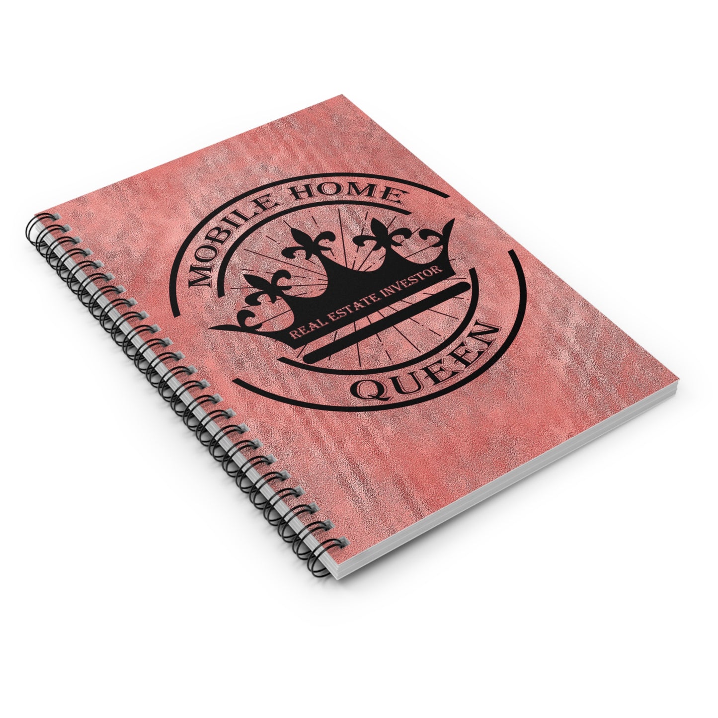 Mobile Home Queen Spiral Notebook - Ruled Line