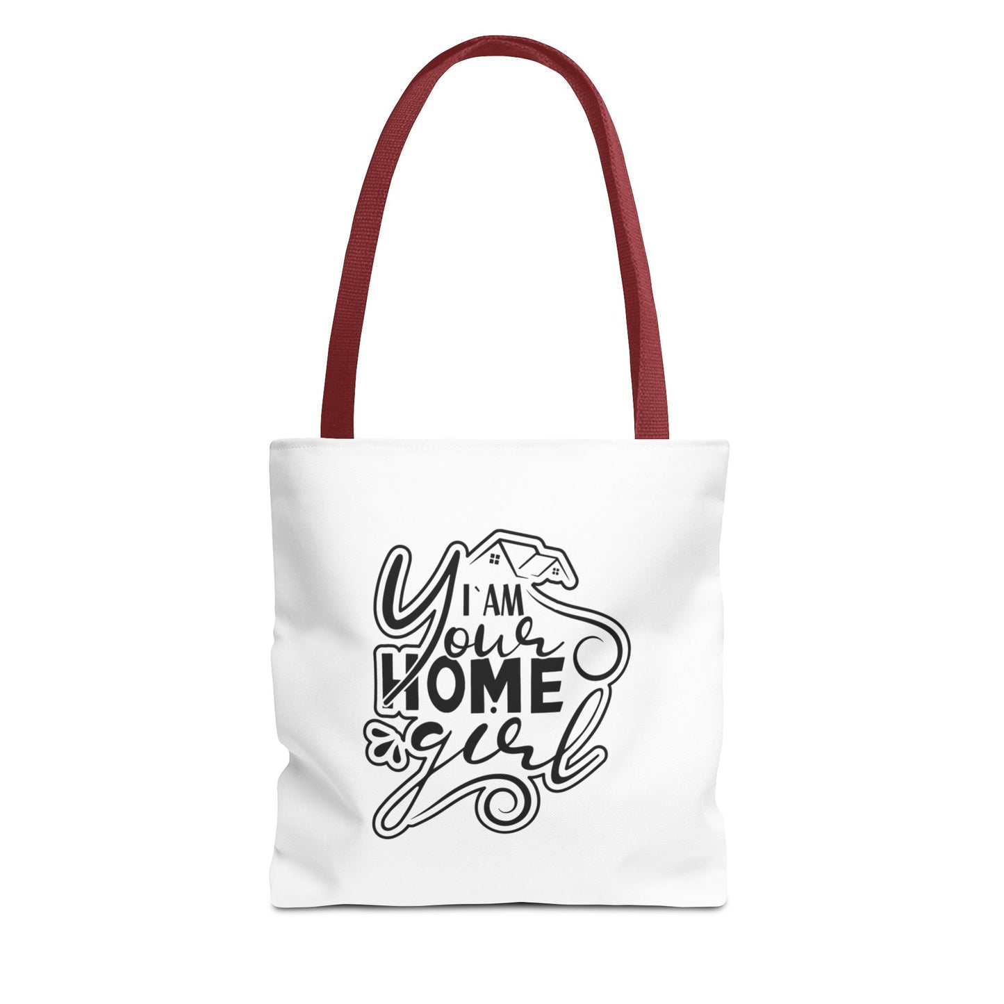 I'm Your Home Girl Real Estate Investor Two-Sided White Tote Bag with Custom Phone Number