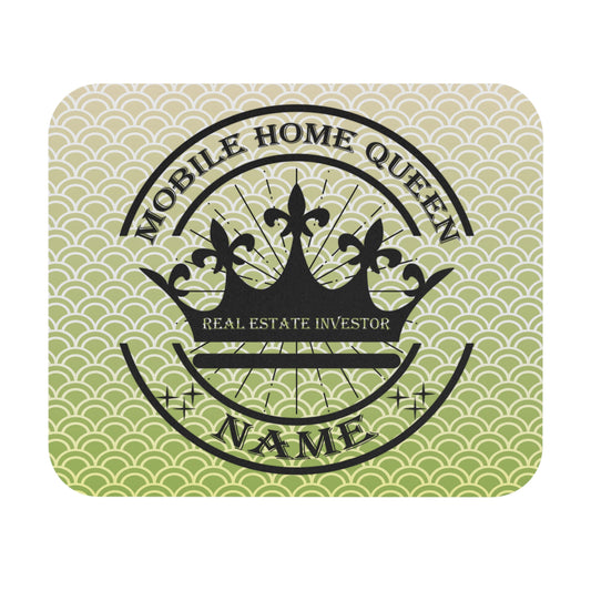 Mobile Home Flipping Queen Personalized Mouse Pad (Rectangle) for Real Estate Investors and House Flippers