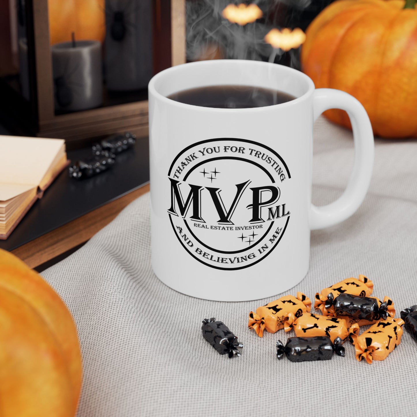 Most Valuable MVPml (Private Money Lender) Real Estate Investor Personalized Ceramic Mug Gift, (11oz, 15oz) for Appreciation and Thank You Gift