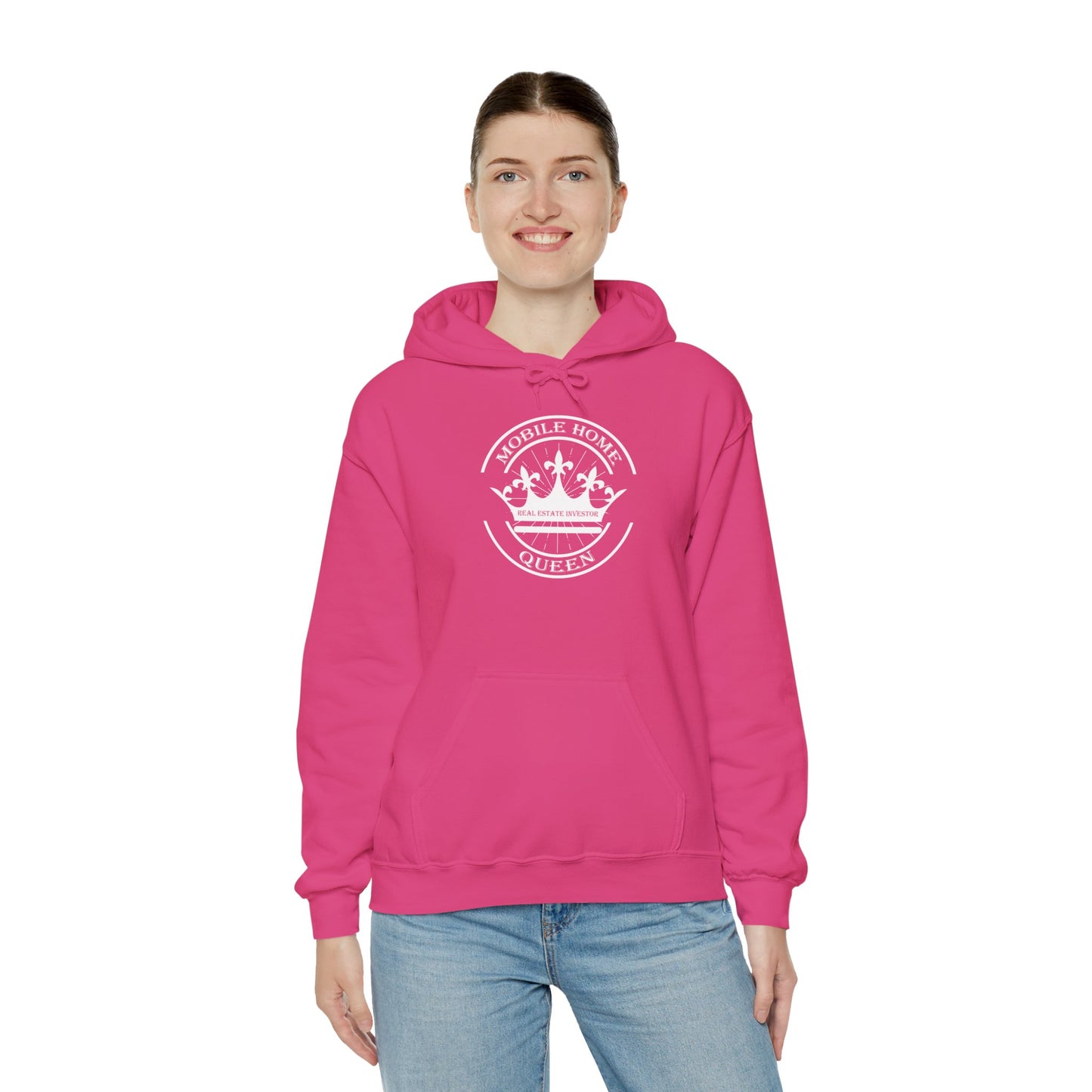 Mobile Home Queen Unisex Heavy Blend™ Hooded Sweatshirt