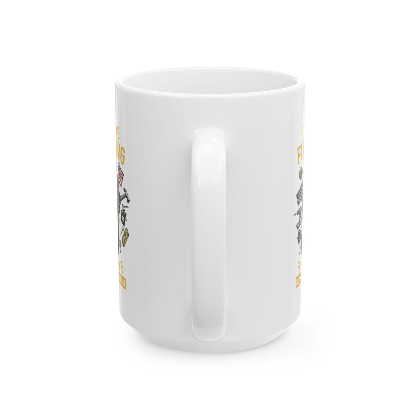 I've Gone Flipping Crazy Real Estate Investing Messy Bun Ceramic Mug, (11oz, 15oz)