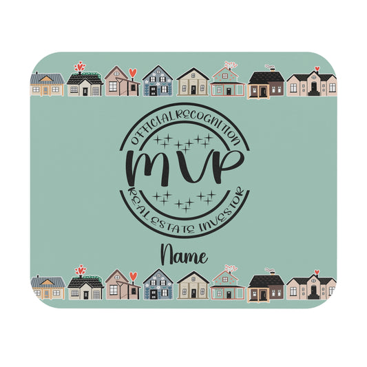 Most Valuable Player Real Estate Investor Personalized Mouse Pad (Rectangle) for Real Estate Investor Gift