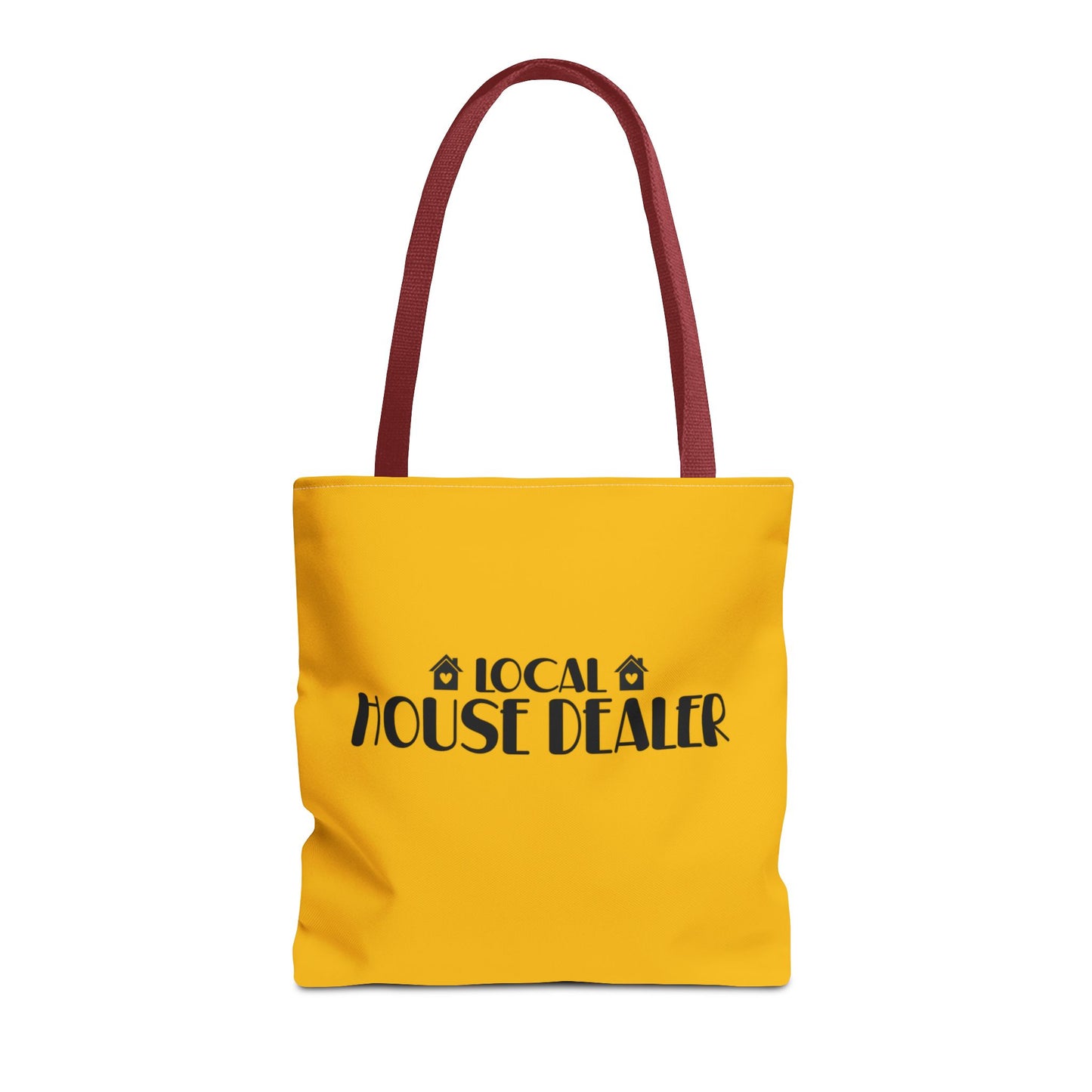 Local House Dealer Real Estate Investor Two-Sided Yellow Tote Bag with Custom Phone Number