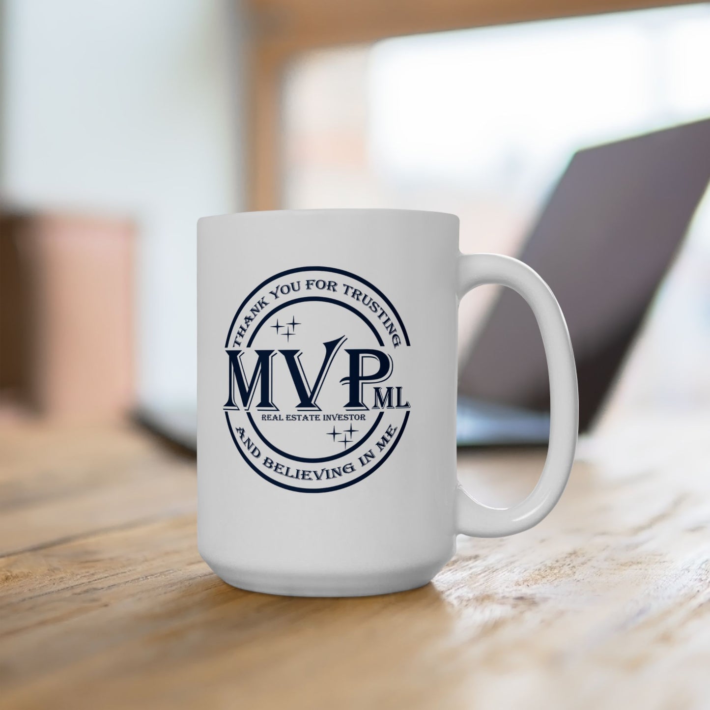 Most Valuable MVPml (Private Money Lender) Real Estate Investor Personalized Ceramic Mug Gift, (11oz, 15oz) for Appreciation and Thank You Gift