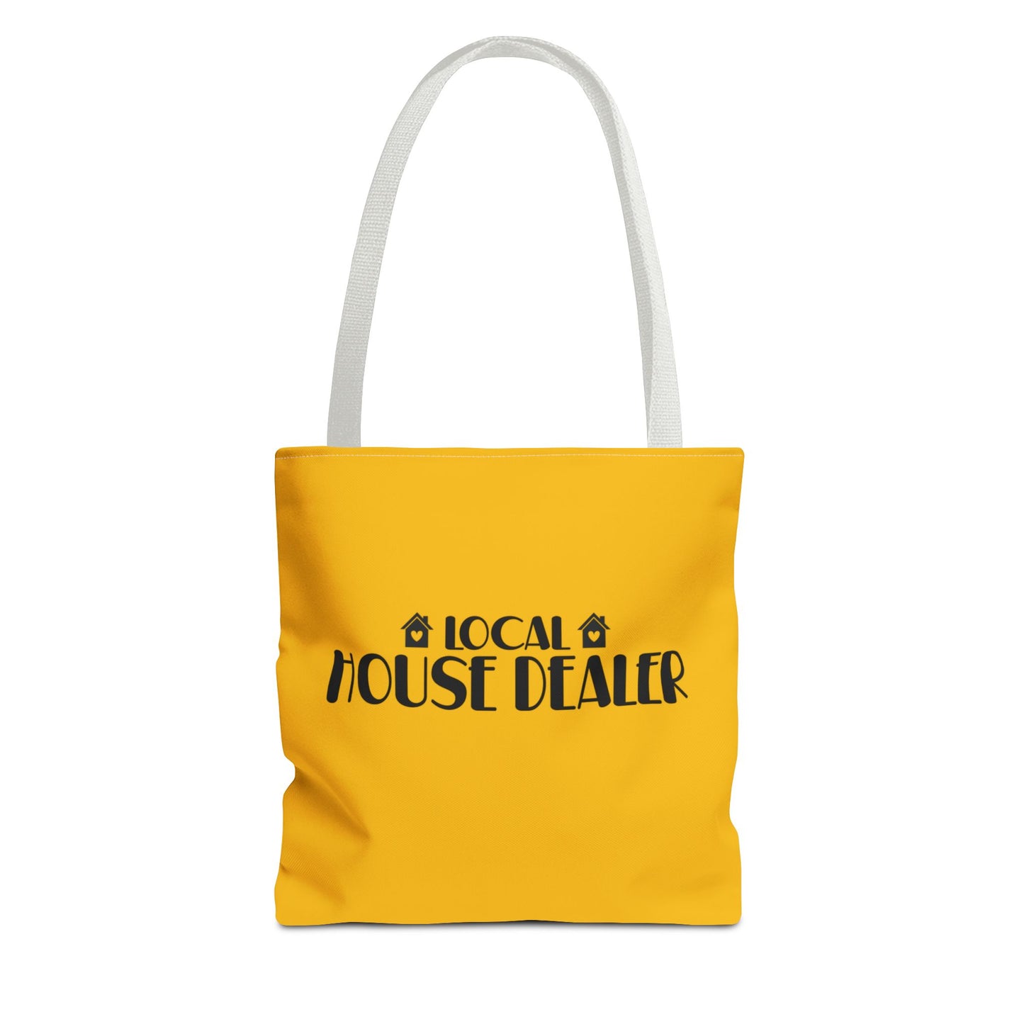 Local House Dealer Real Estate Investor Two-Sided Yellow Tote Bag with Custom Phone Number