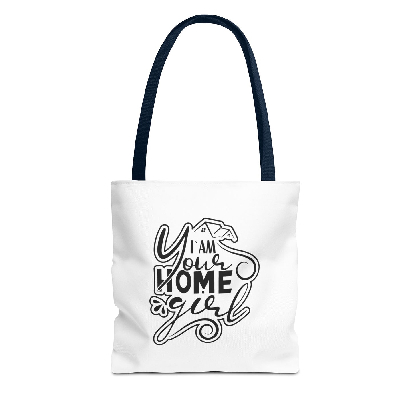 I'm Your Home Girl Real Estate Investor Two-Sided White Tote Bag with Custom Phone Number