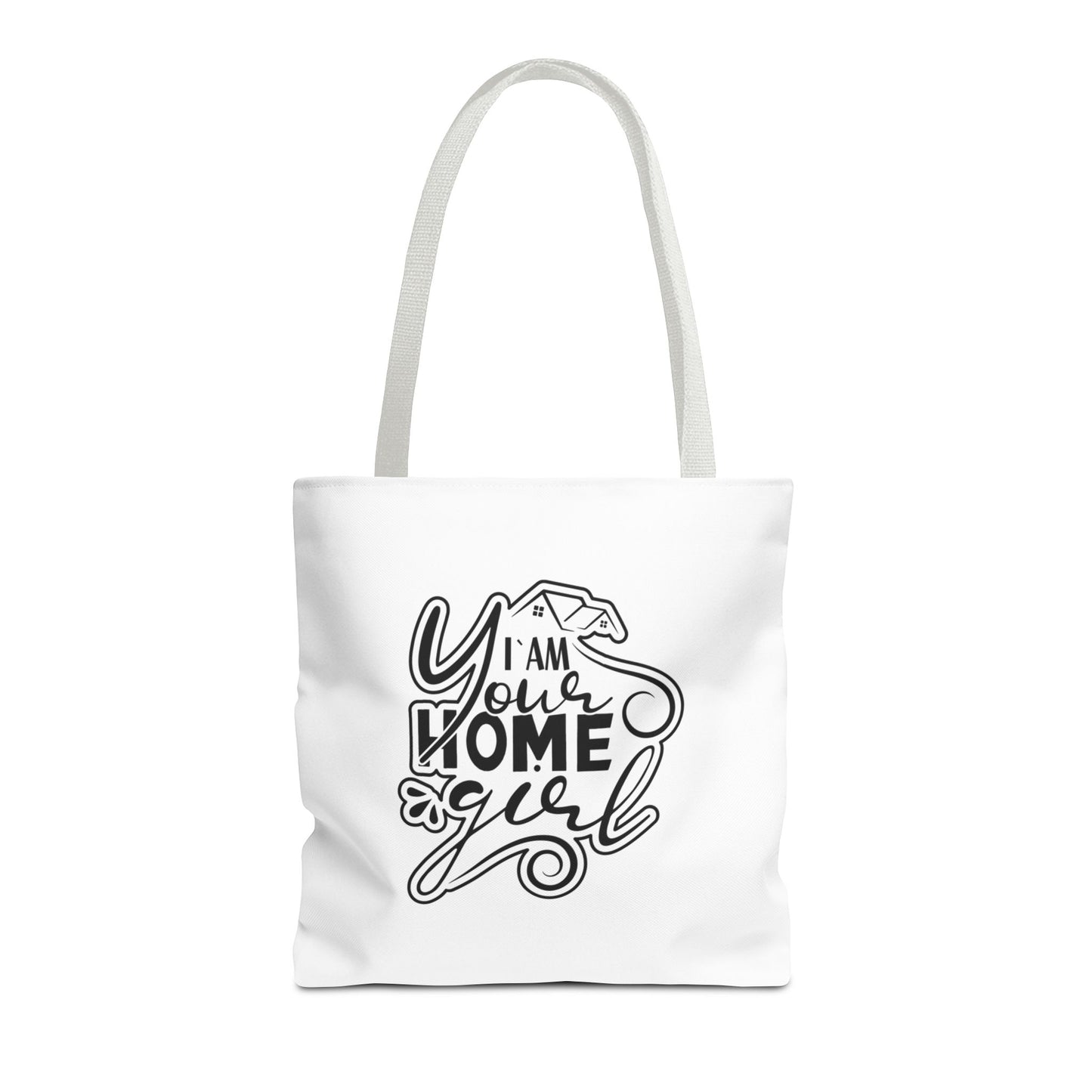 I'm Your Home Girl Real Estate Investor Two-Sided White Tote Bag with Custom Phone Number