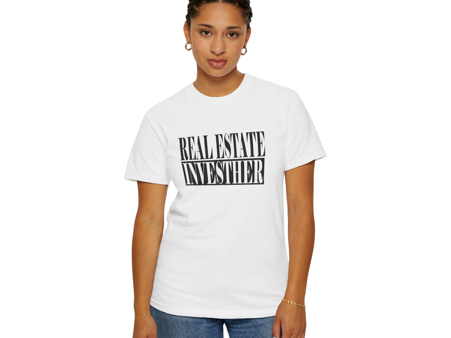 Real Estate Investher Unisex Garment-Dyed T-shirt