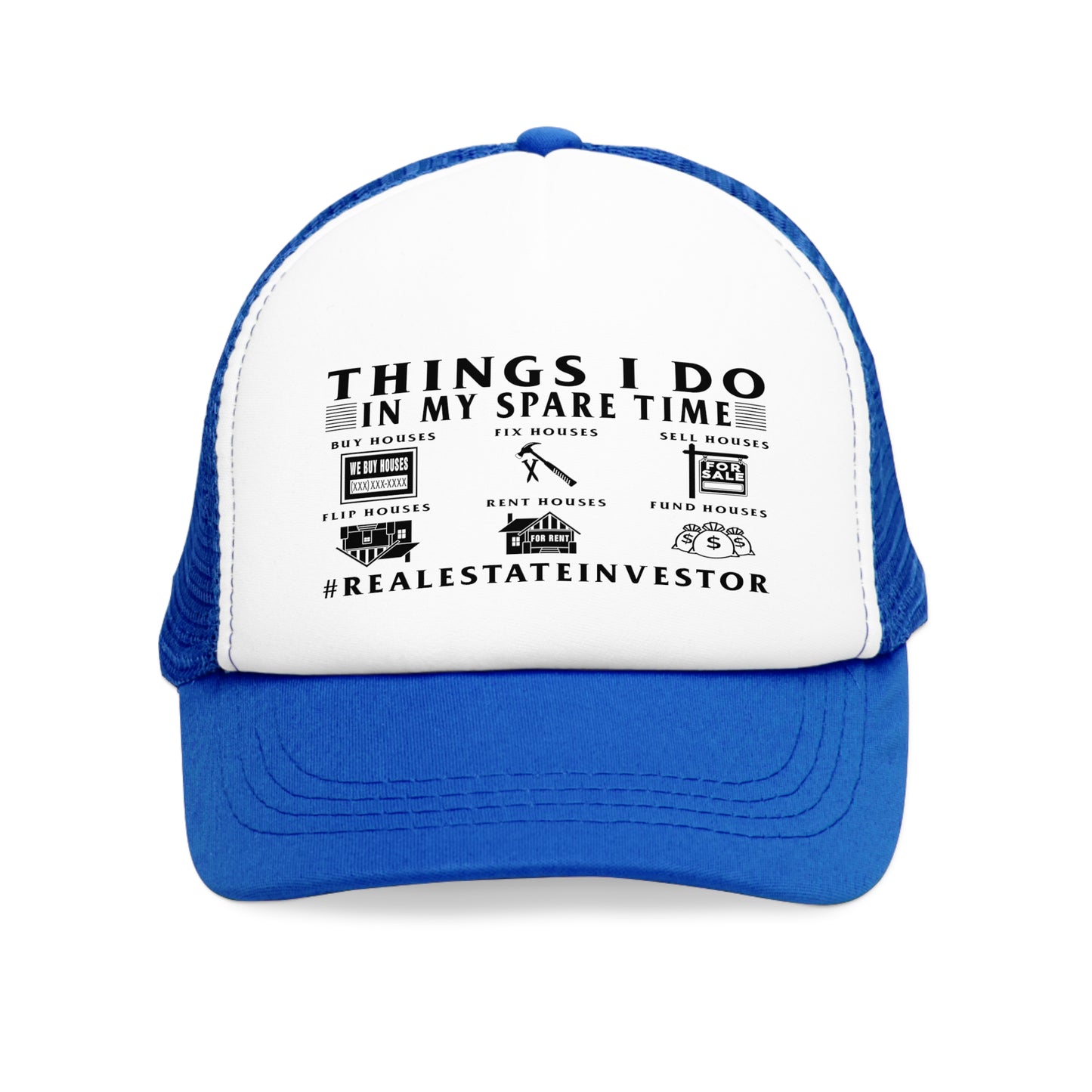 Things I Do in My Spare Time Mesh Cap for Real Estate Investors, House Flippers, Wholesalers