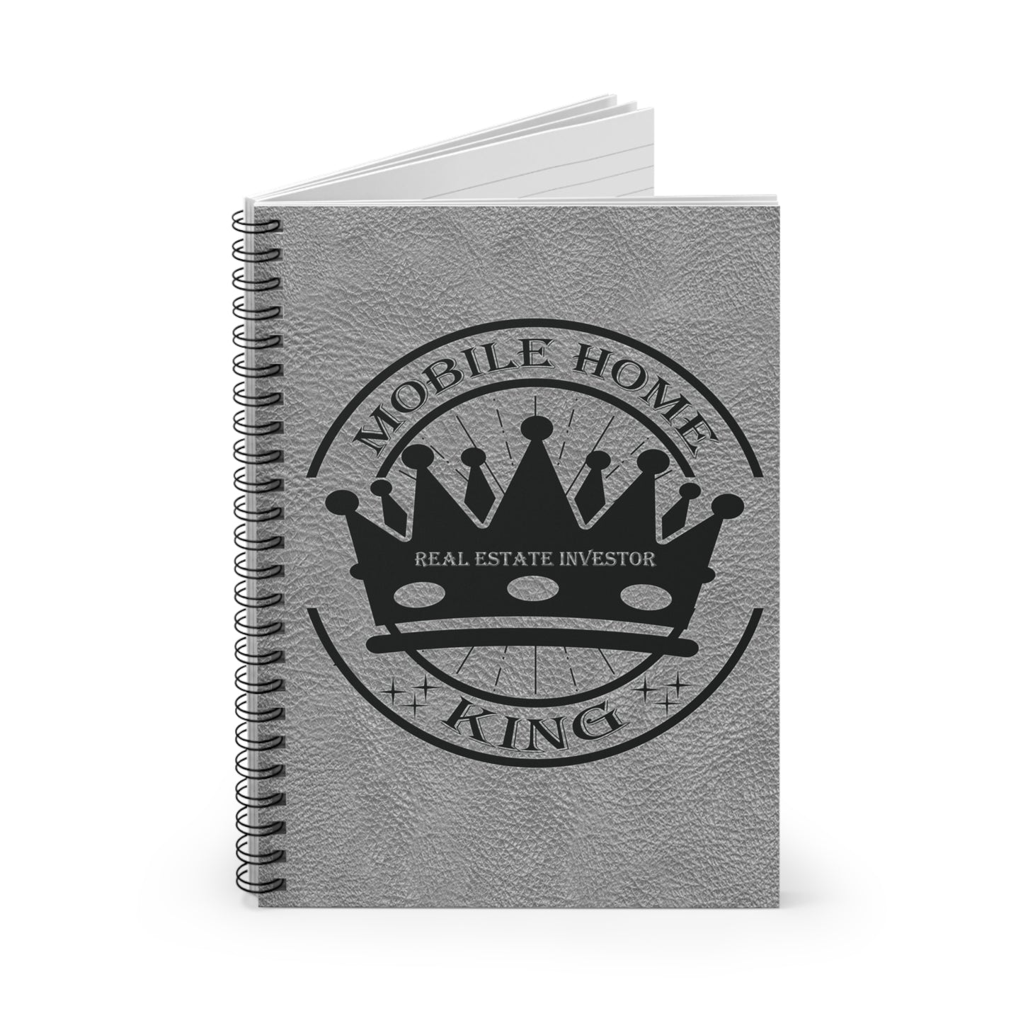 Mobile Home King Real Estate Investor Spiral Notebook - Ruled Line