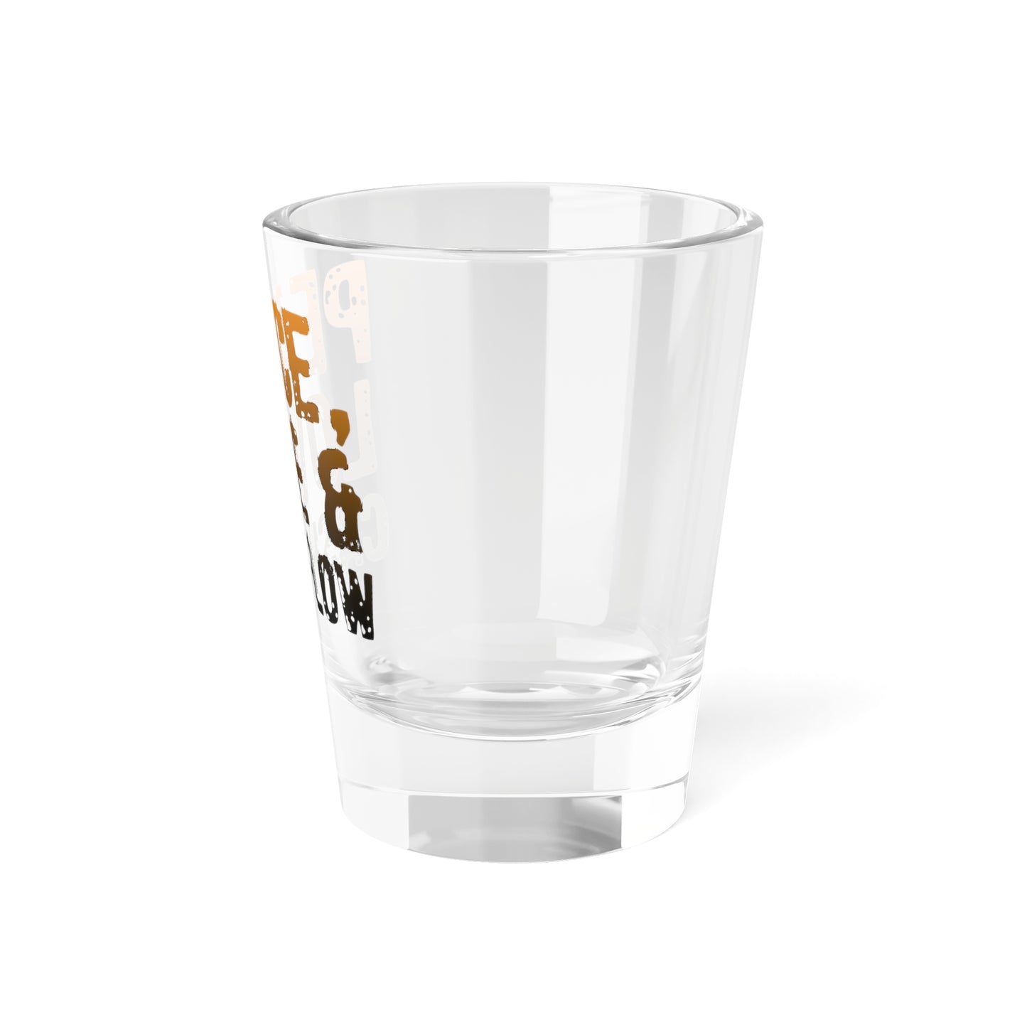 Peace Love & Cashflow Shot Glass, 1.5oz for Realtors, Real Estate Investors, House Flipper and Private Money Lenders