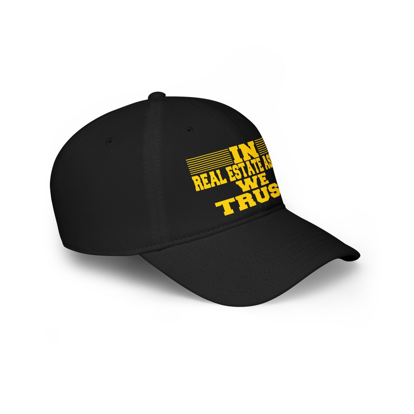 In Real Estate Assets We Trust Low Profile Baseball Cap