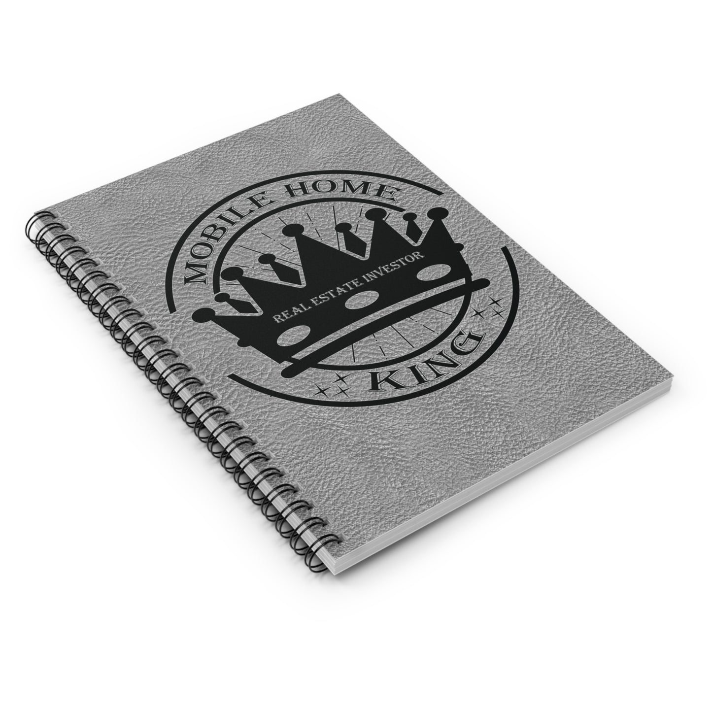 Mobile Home King Real Estate Investor Spiral Notebook - Ruled Line