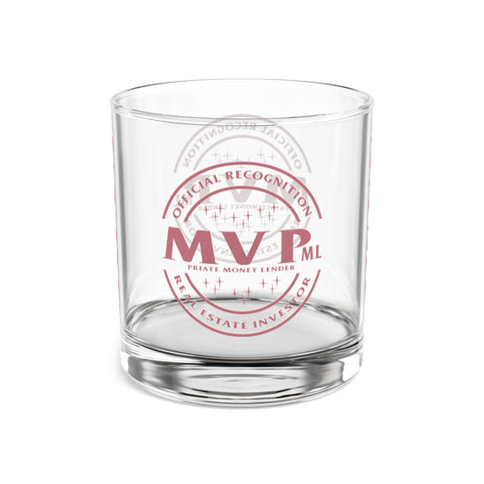 In Recognition Most Valuable Private Money Lender Real Estate Investor Celebration Rocks Glass, 10oz