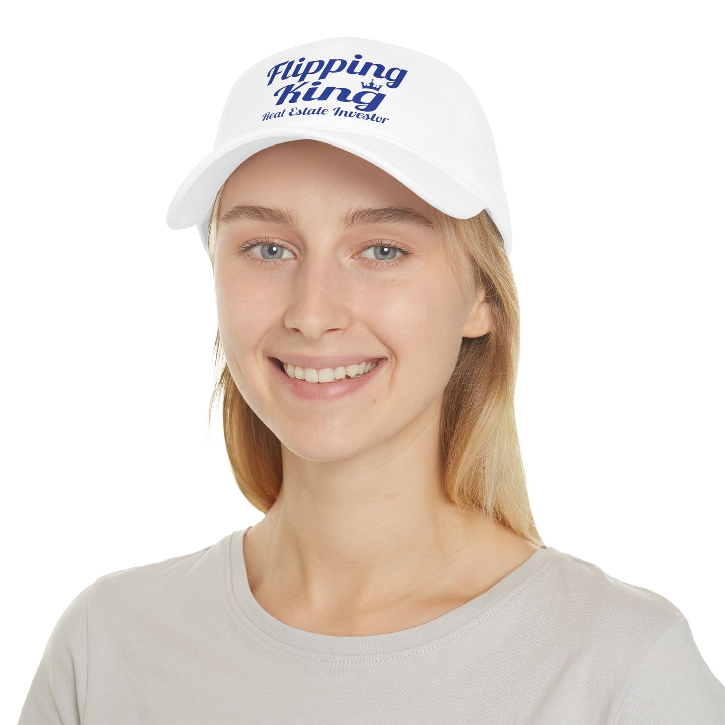 Flipping King Real Estate Investor Low Profile Baseball Cap