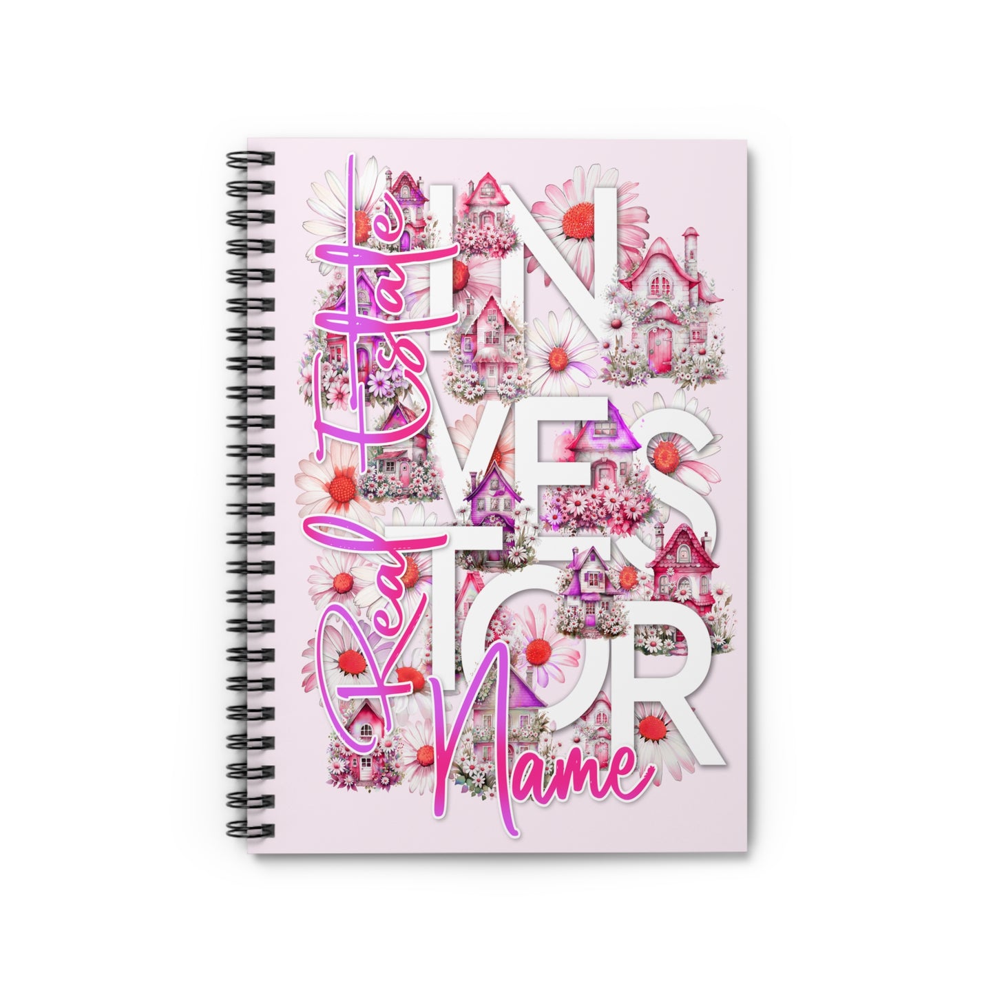 Real Estate Investor Personalized Spiral Notebook - Ruled Line