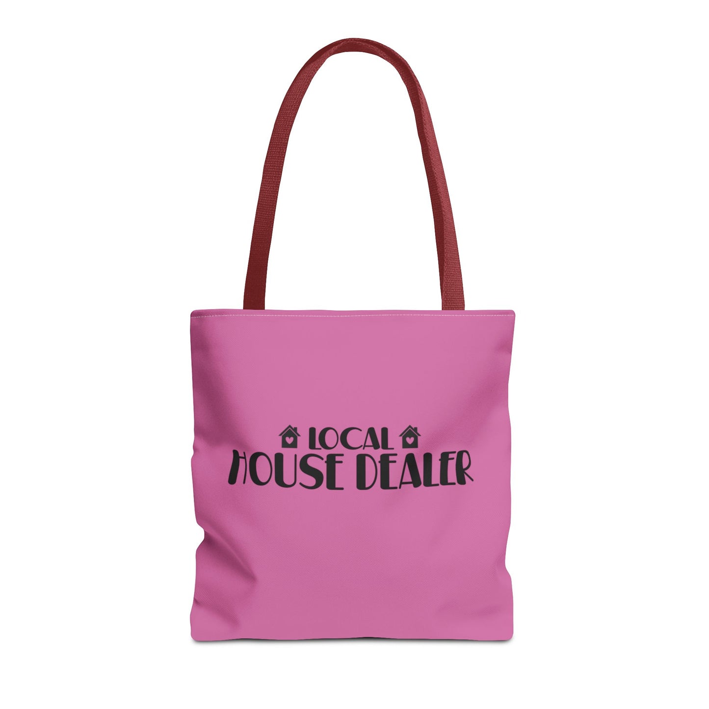 Local House Dealer Real Estate Investor Two-Sided Pink Tote Bag with Custom Phone Number