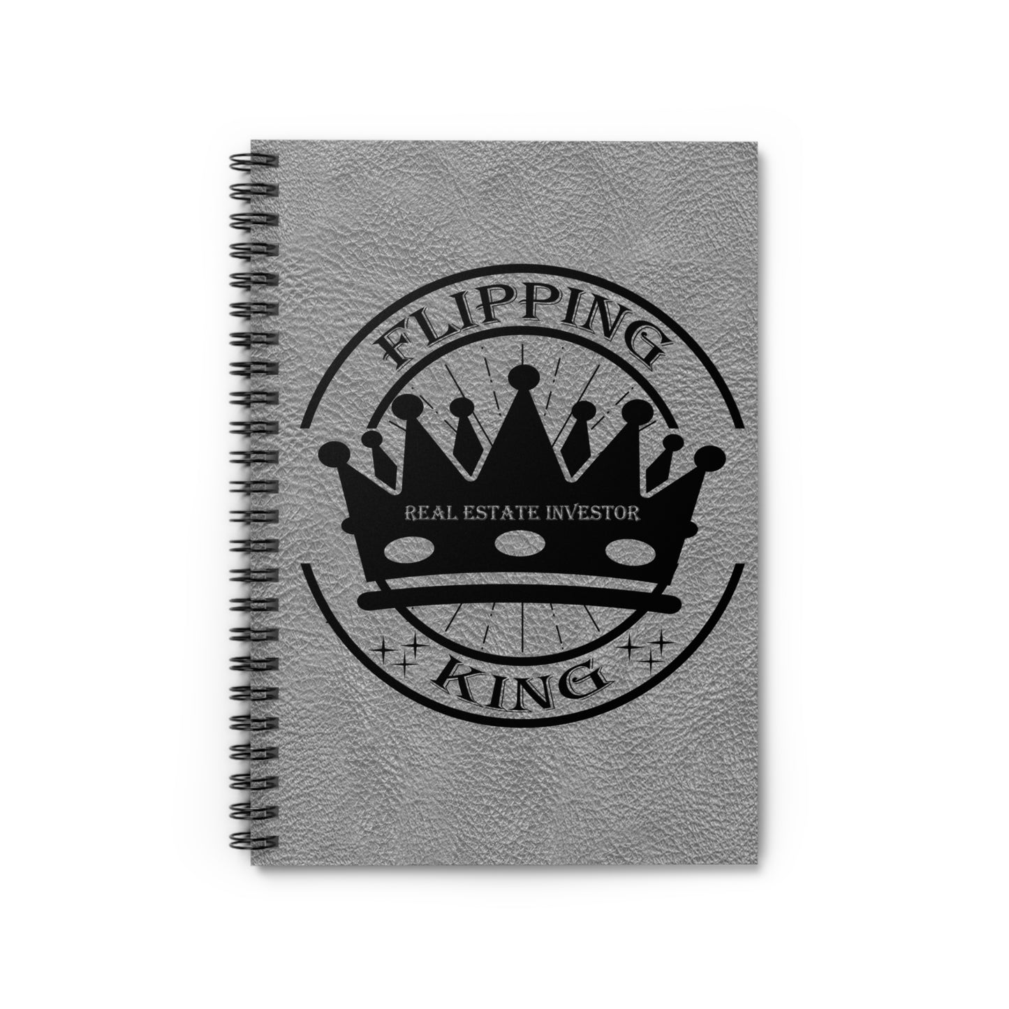 Flipping King Spiral Notebook - Ruled Line